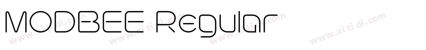 MODBEE Regular字体转换 MODBEE Regular字体转换